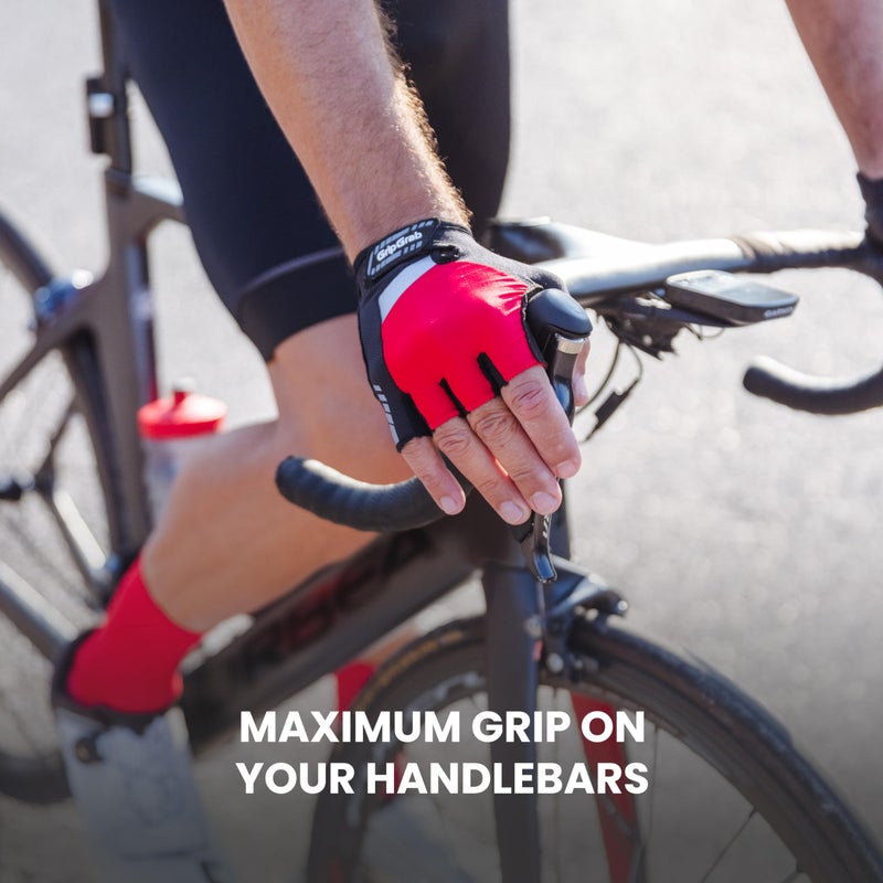 GripGrab SuperGel 6mm DoctorGel Padded Short Finger Summer Cycling Gloves Comfortable Cushioned Fingerless Bike Glove - Image 4